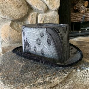 Black/Grey Top Hat